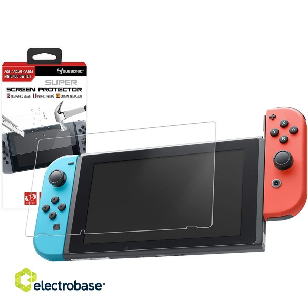 Subsonic Super Screen Protector Tempered Glass for Nintendo Switch paveikslėlis 1