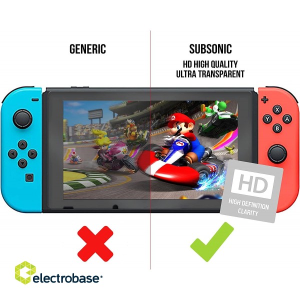 Subsonic Super Screen Protector Tempered Glass for Nintendo Switch image 4
