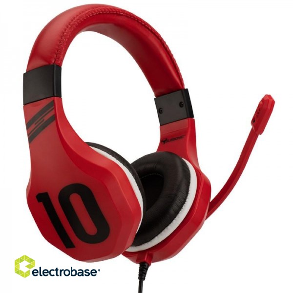 Subsonic Gaming Headset Football Red paveikslėlis 1