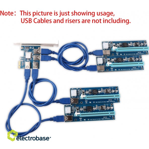 Ubit PCI-E Riser X0011N2TH5 paveikslėlis 2