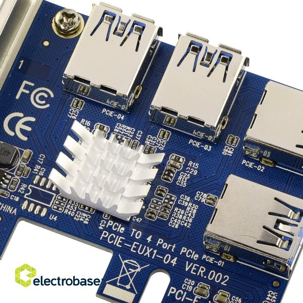 Ubit PCI-E Riser X0011N2TH5 paveikslėlis 5