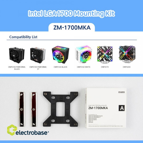 Zalman ZM-1700MKA Intel Mounting Kit image 2