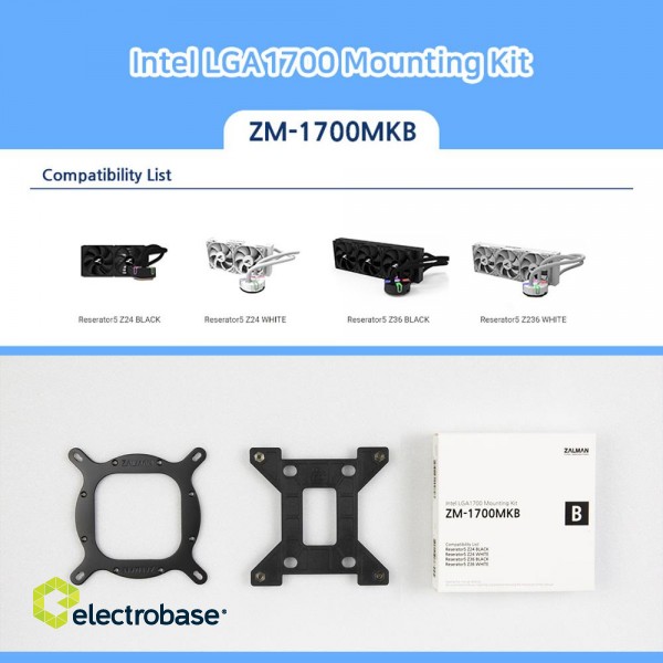 Zalman ZM-1700MKB Intel Mounting Kit paveikslėlis 2
