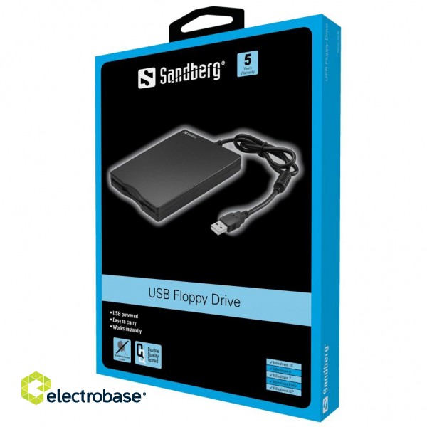 Sandberg 133-50 USB Floppy Drive фото 2