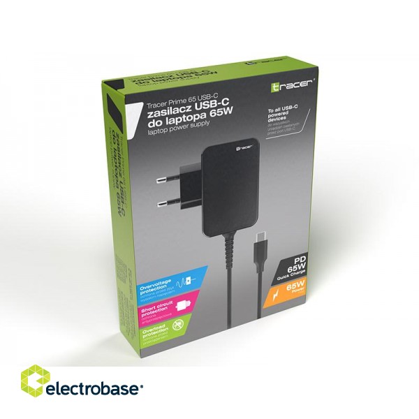 Tracer 47201 Prime 65W USB-C Notebook charger paveikslėlis 5