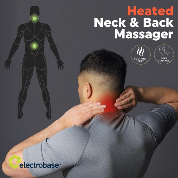 Salter EE6934BLKSTKEU7 Heated Neck & Back Massager image 7