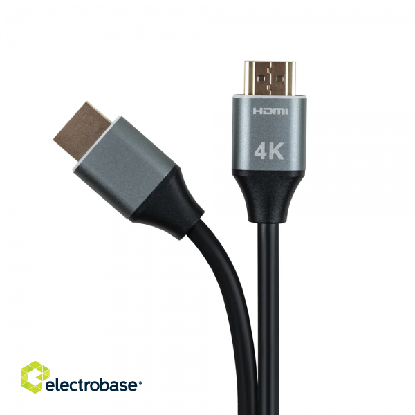 Tellur High Speed HDMI 2.0 cable, 4K 18Gbps plug-plug Ethernet gold-plated 1.5m black paveikslėlis 2