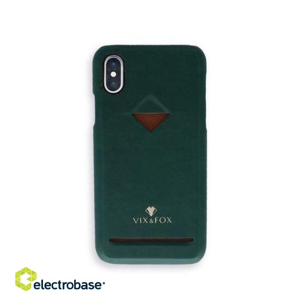VixFox Card Slot Back Shell for Iphone XSMAX forest green paveikslėlis 1