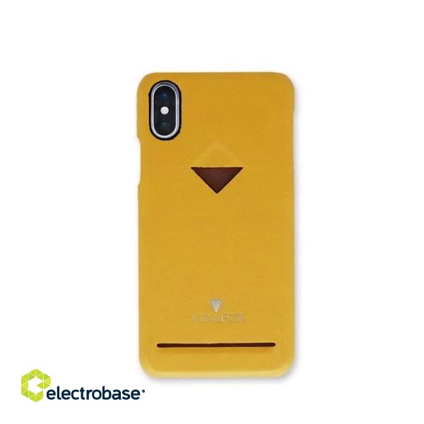 VixFox Card Slot Back Shell for Iphone X/XS mustard yellow image 1