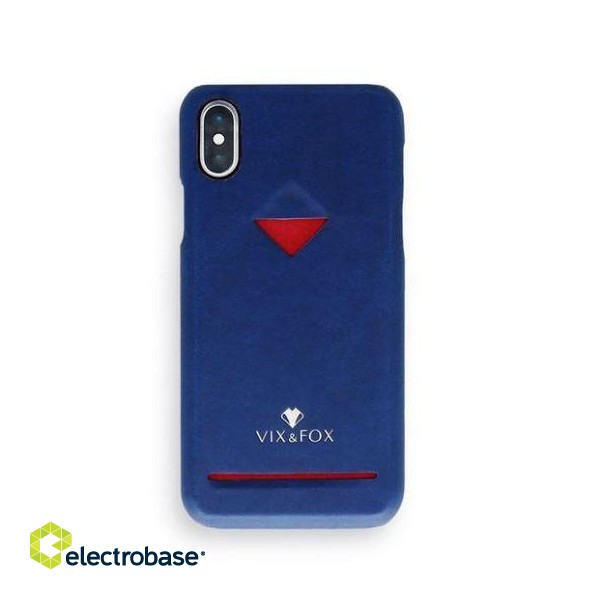 VixFox Card Slot Back Shell for Iphone XSMAX navy blue image 1