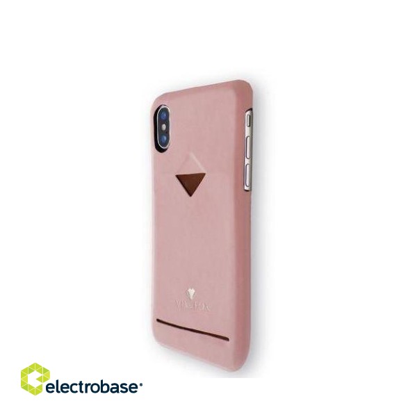 VixFox Card Slot Back Shell for Iphone X/XS pink paveikslėlis 2