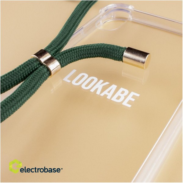 Lookabe Necklace iPhone 7/8+ gold green loo012 image 5
