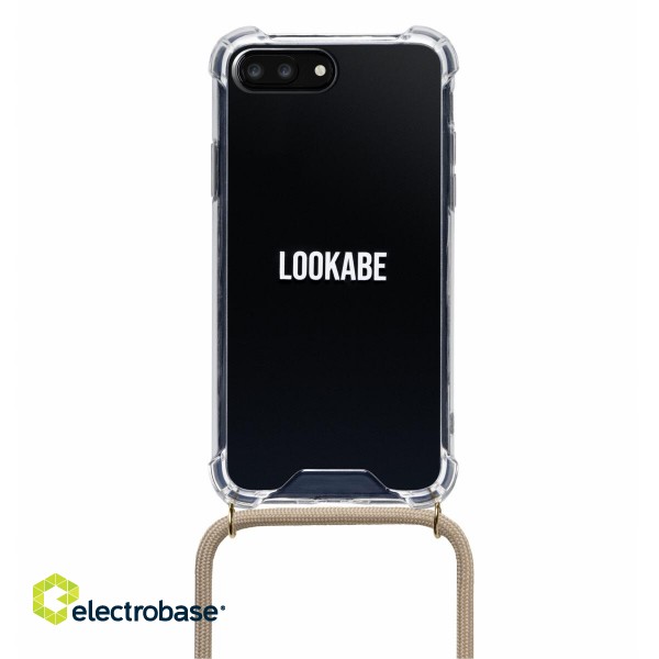 Lookabe Necklace iPhone 7/8+ gold nude loo007 image 1
