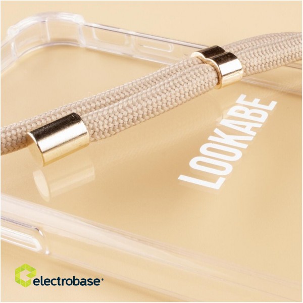 Lookabe Necklace iPhone 7/8+ gold nude loo007 image 6