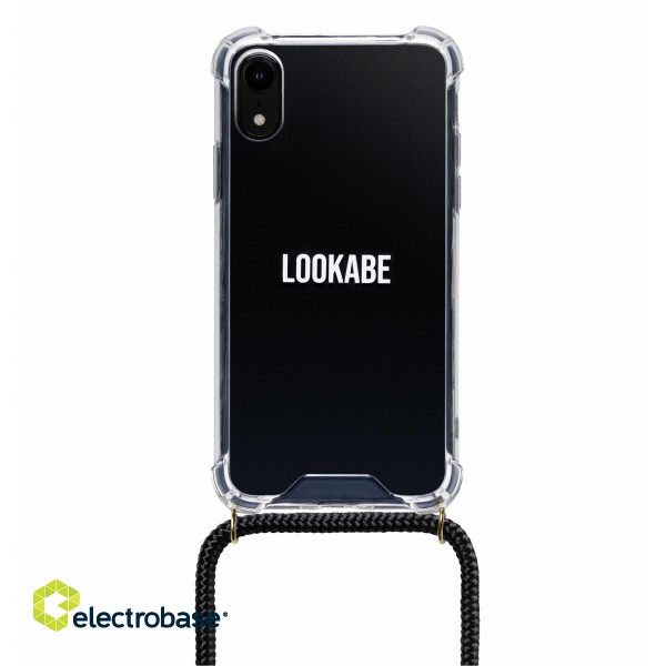 Lookabe Necklace iPhone Xr gold black loo004 image 1