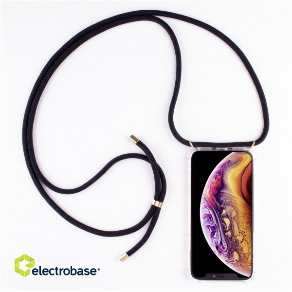 Lookabe Necklace iPhone Xr gold black loo004 image 3