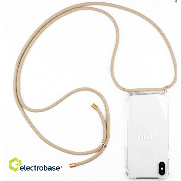 Lookabe Necklace iPhone Xr gold nude loo009 фото 1