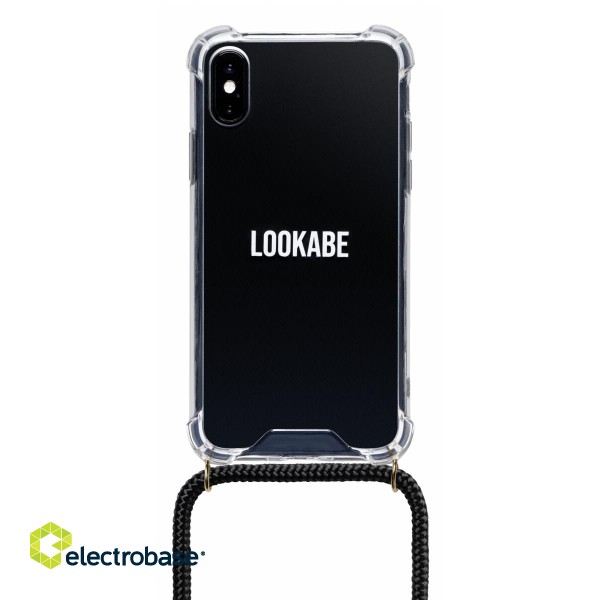Lookabe Necklace iPhone X/Xs gold black loo003 paveikslėlis 1