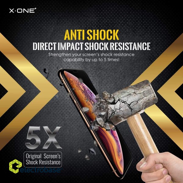X-ONE Extreme Shock Eliminator for iPhone 7 black paveikslėlis 2