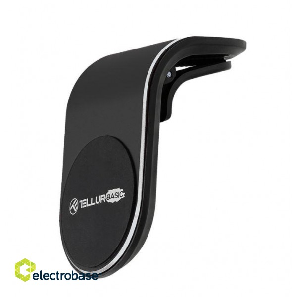 Tellur Basic Car Phone Holder Magnetic MCM7, Air Vent Mount black фото 1