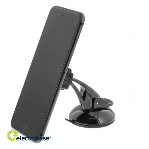 Tellur Car Phone Holder Magnetic Window and dashboard mount black image 3