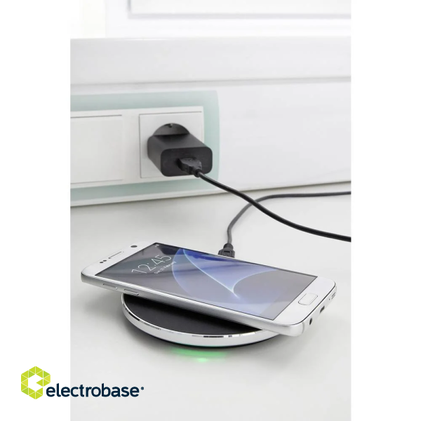 Intenso Whireless Charger with Adapter Black BA1 7410510 image 3