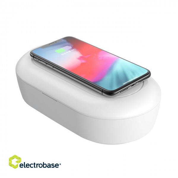 Devia Wireless Charging Disinfection box white фото 5
