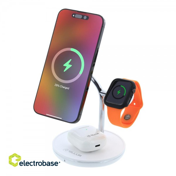 Tellur 3in1 MagSafe Wireless Desk Charger paveikslėlis 6