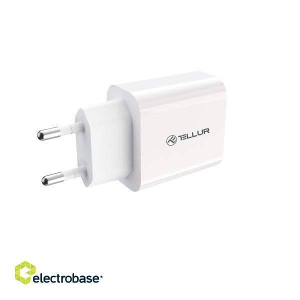 Tellur USB-A Wall Charger 18W with QC3.0 White image 5