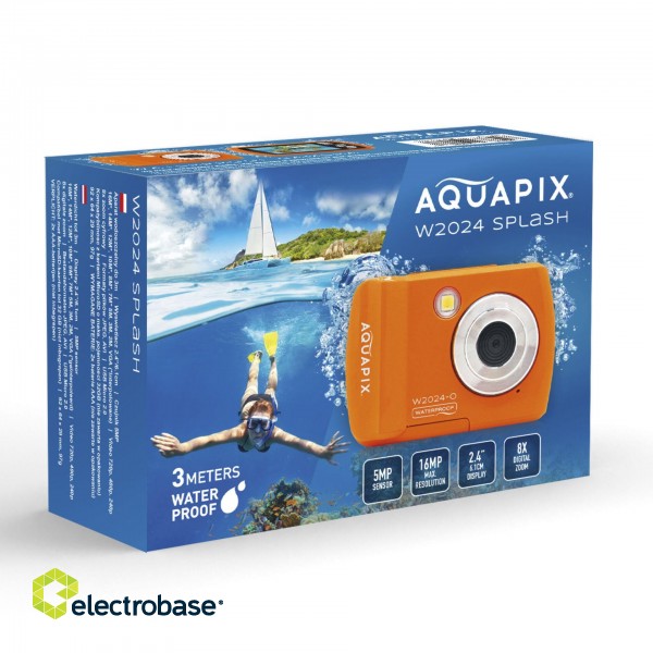 Easypix Aquapix W2024 Splash Orange 10068 paveikslėlis 5