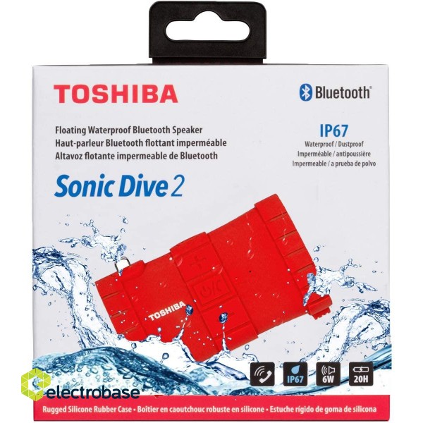 Toshiba Sonic Dive 2 TY-WSP100 red image 4