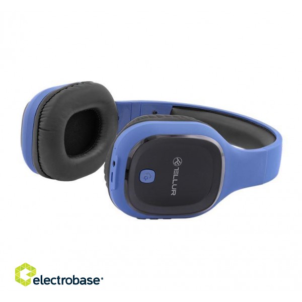 Tellur Bluetooth Over-Ear Headphones Pulse blue фото 3