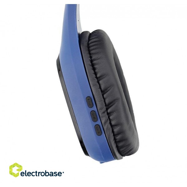 Tellur Bluetooth Over-Ear Headphones Pulse blue фото 4