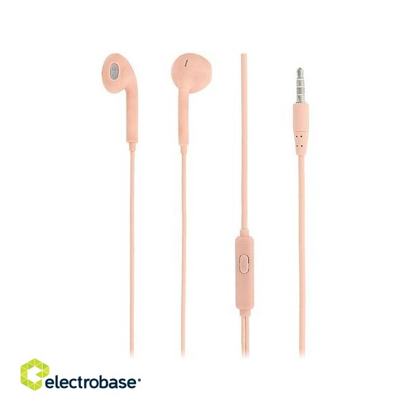 Tellur In-Ear Headset Fly, Noise reduction Memory Foam Ear Plugs pink image 1