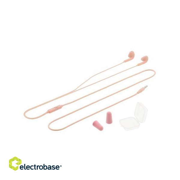 Tellur In-Ear Headset Fly, Noise reduction Memory Foam Ear Plugs pink image 5