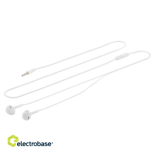 Tellur In-Ear Headset Fly, Noise reduction Memory Foam Ear Plugs white фото 2