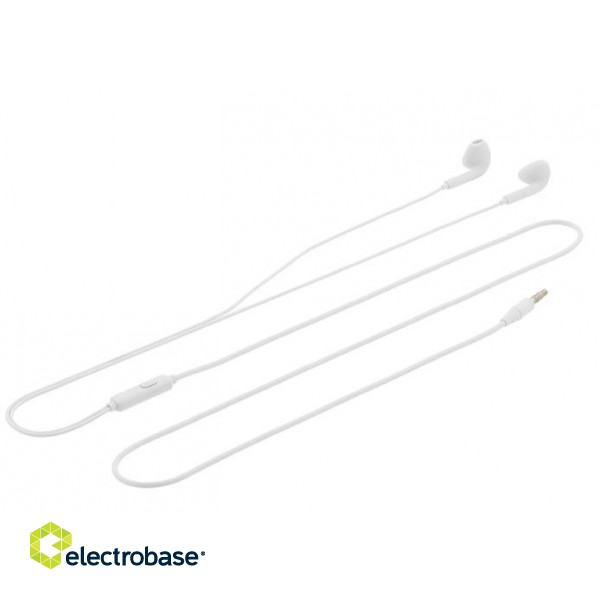 Tellur In-Ear Headset Fly, Noise reduction Memory Foam Ear Plugs white фото 3