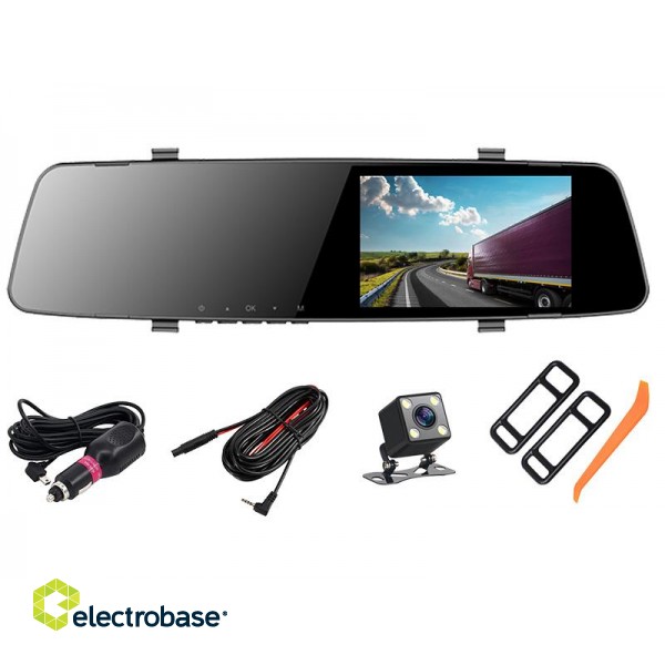 Auto- ja mootorrattatooted, elektroonika, navigatsioon, CB raadio // Auto videoregistrator // Kamera samochodowa TRACER 4.5D FHD VELA (G-sensor, Parking mode) image 1