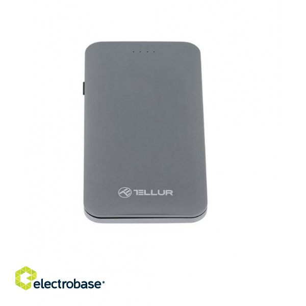 Tellur Power Bank QC 3.0 Fast Charge, 5000mAh, 3in1 gray paveikslėlis 2