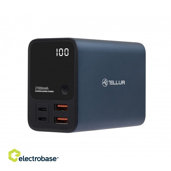 Tellur Power Bank Ultra Pro PD903 27000mAh BLue image 1