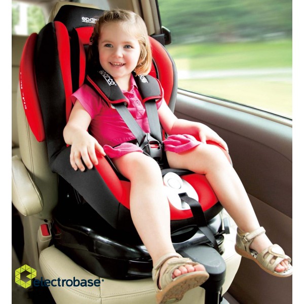 Sparco F500I red Isofix (F500IRD) 9-25 Kg image 6