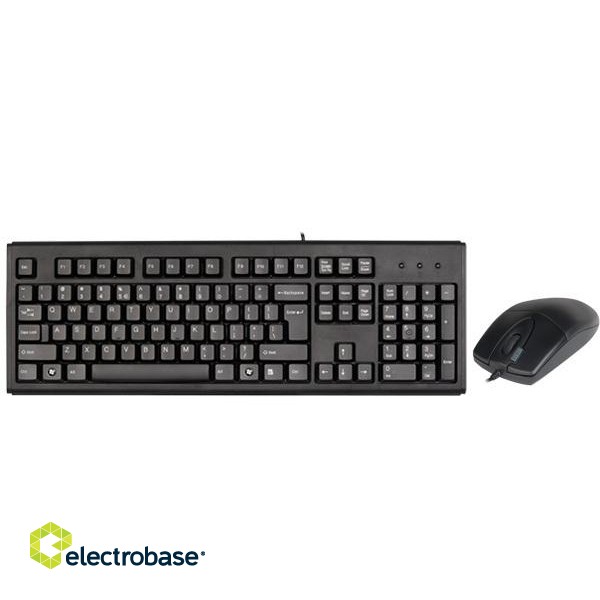 A4Tech 43774 Mouse & Keyboard KM-72620D Black image 1