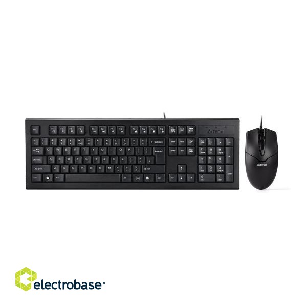 A4Tech Mouse & Keyboard KR-85550 black 46009 paveikslėlis 1