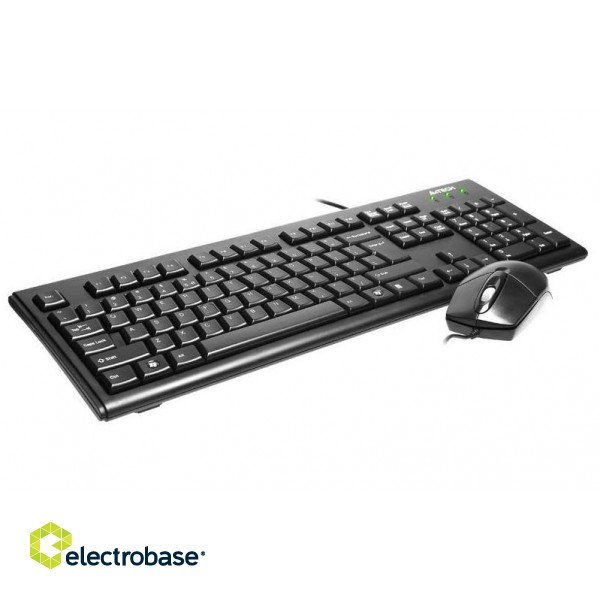 A4Tech 43775 Mouse & Keyboard KRS-8372 Black image 2
