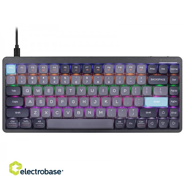 Keyboards and Mice // Keyboards // Klawiatura mechaniczna Tracer FINA 84 Blackcurrant (Outemu Red Switch) image 2