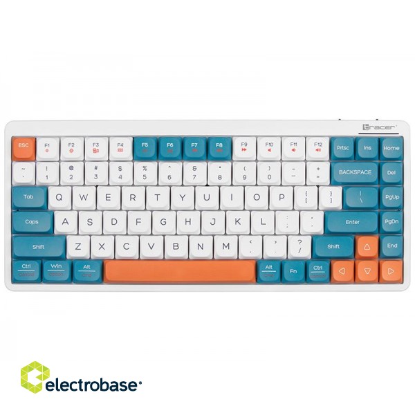 Keyboards and Mice // Keyboards // Klawiatura mechaniczna Tracer FINA 84 White/Blue (Outemu Red Switch) image 1