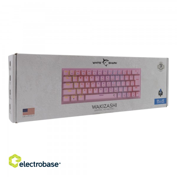 White Shark GK-002421 Wakizashi Pink US Blue Switches фото 9