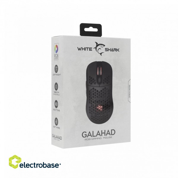 White Shark GM-5007 GALAHAD-B Gaming Mouse Black paveikslėlis 8