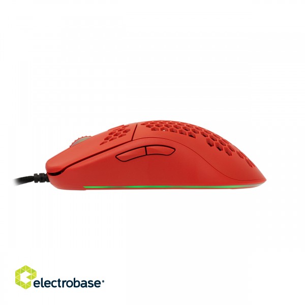 White Shark GM-5007 GALAHAD-R Gaming Mouse Red paveikslėlis 4