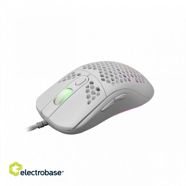 White Shark GM-5007 GALAHAD-W Gaming Mouse White paveikslėlis 3